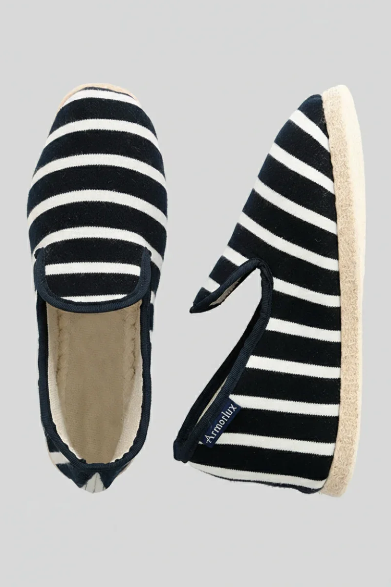 Advanced Chaussons rayés du 37 au 43 - coton Trendy