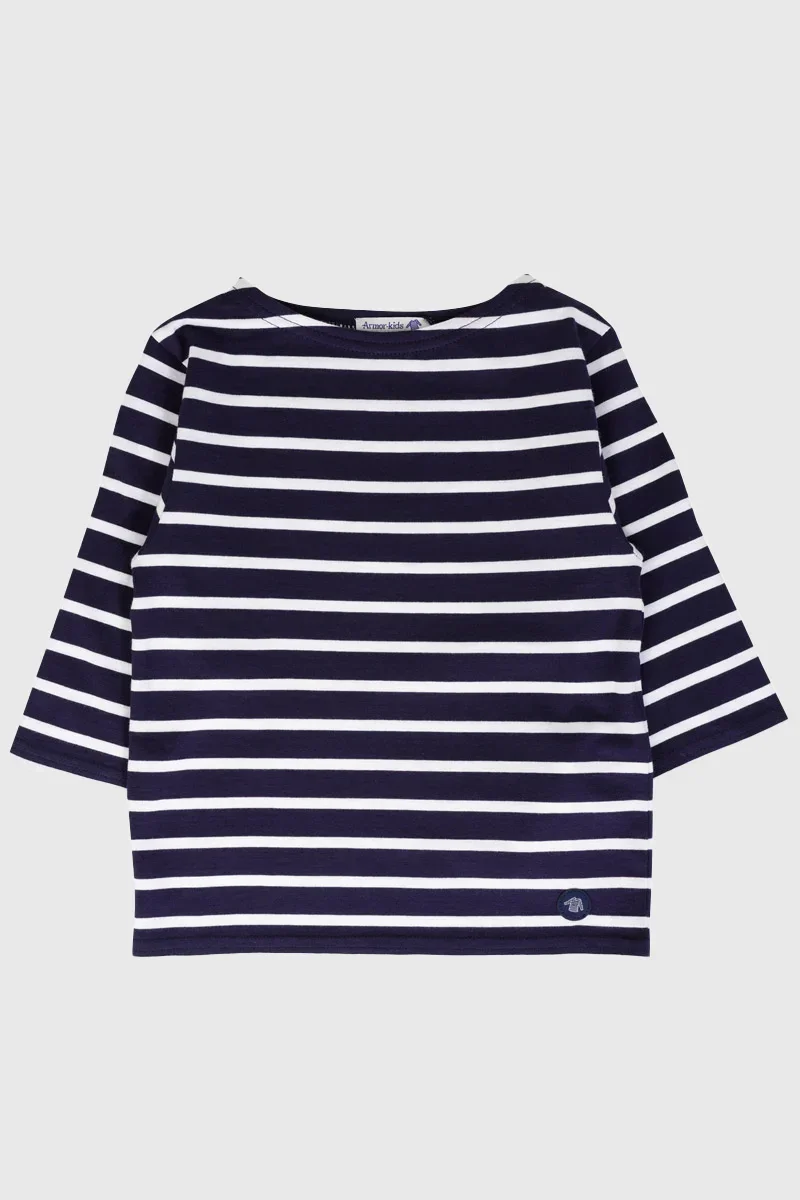 Enhanced Marinière Beg Meil Kids - coton léger Expertly Made