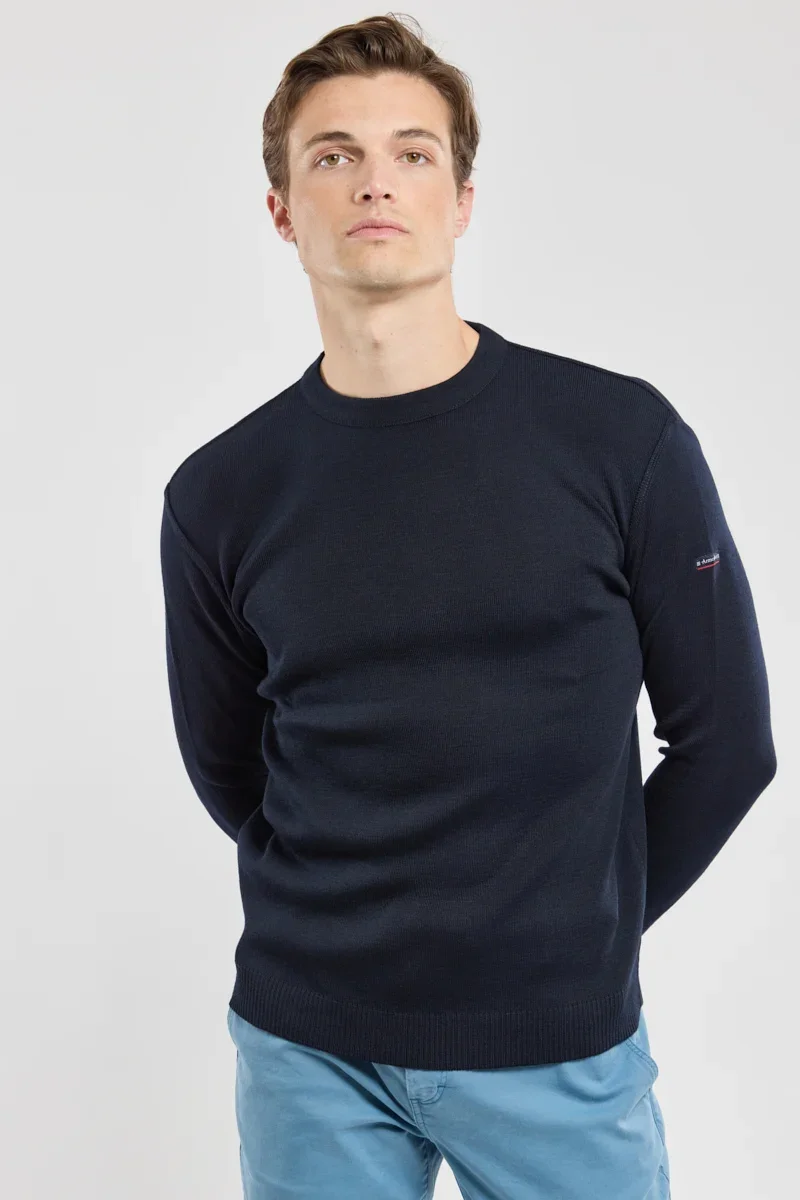 Refined Pull col rond Dinan - laine et acrylique Smart