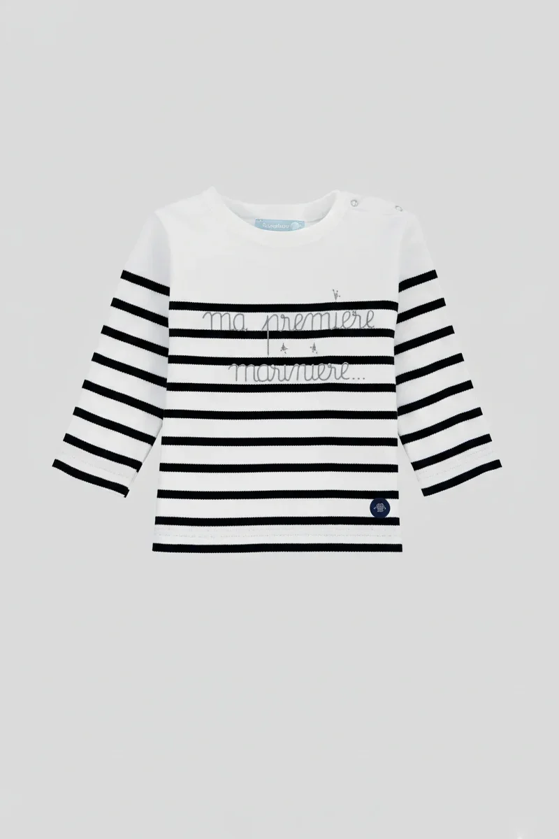 Powerful Marinière Ma 1ère marinière Baby - coton épais Organic