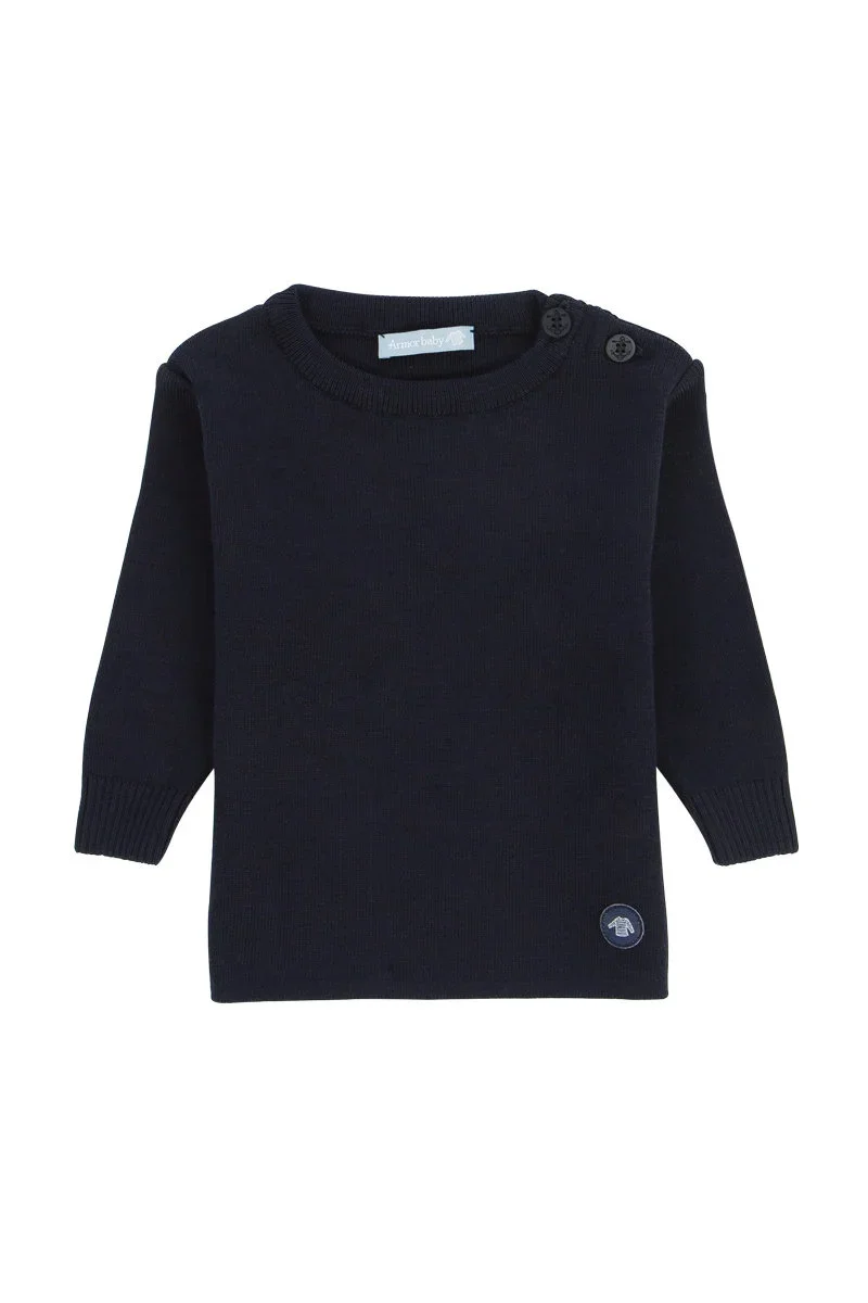 Environmentally Friendly Pull marin Briac Baby - laine Mérinos Natural