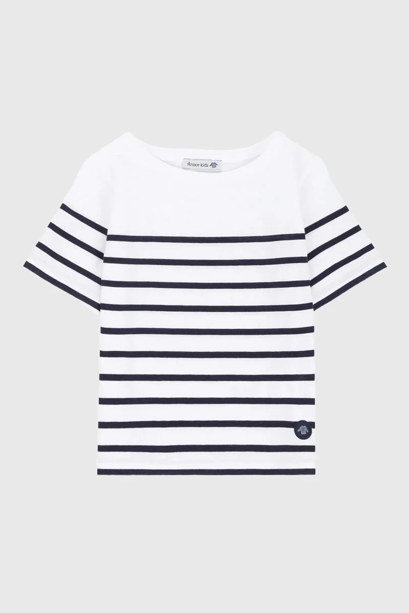 World-Class Marinière Etel Kids - coton Green