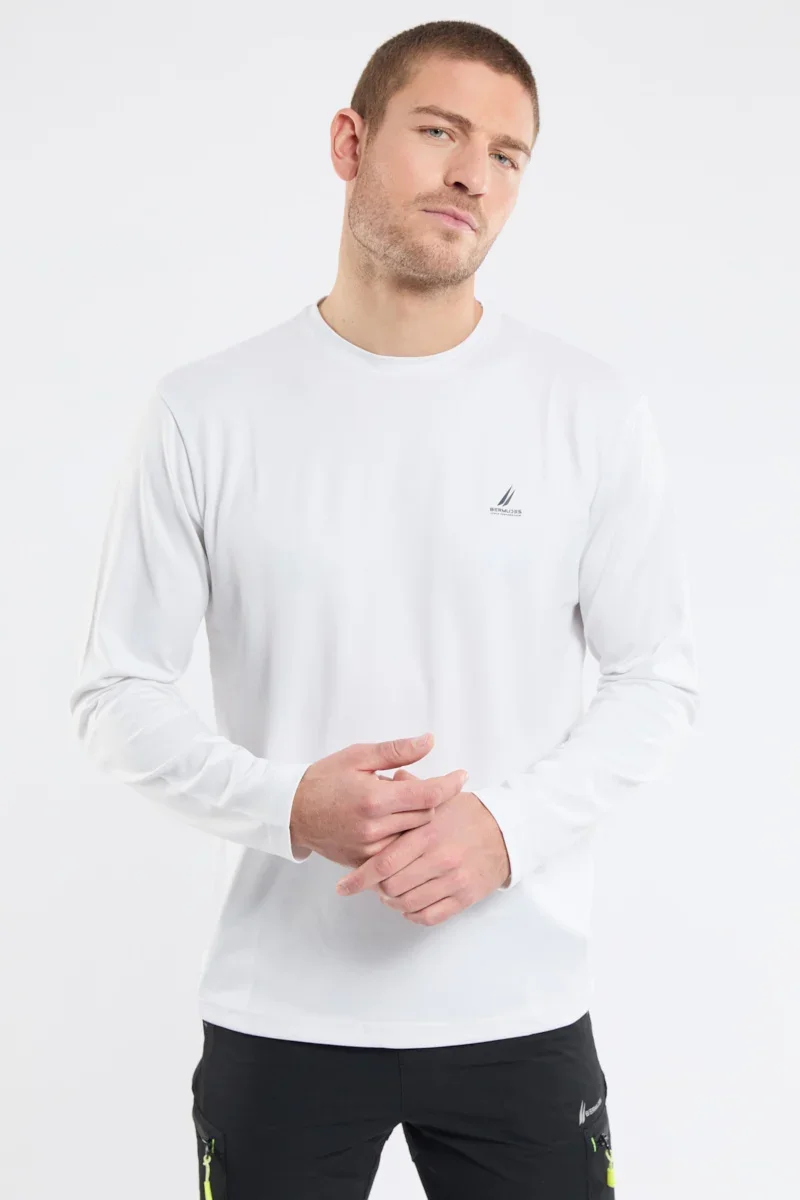 User-Friendly T-shirt manches longues VALLON - polyester recyclé Professional