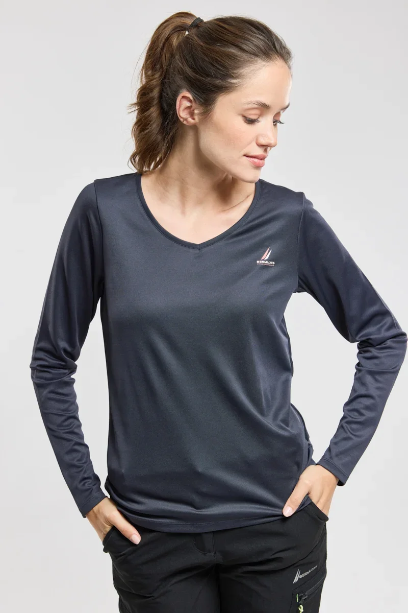 Healthy T-shirt manches longues COLMAN - polyester recyclé First-Class