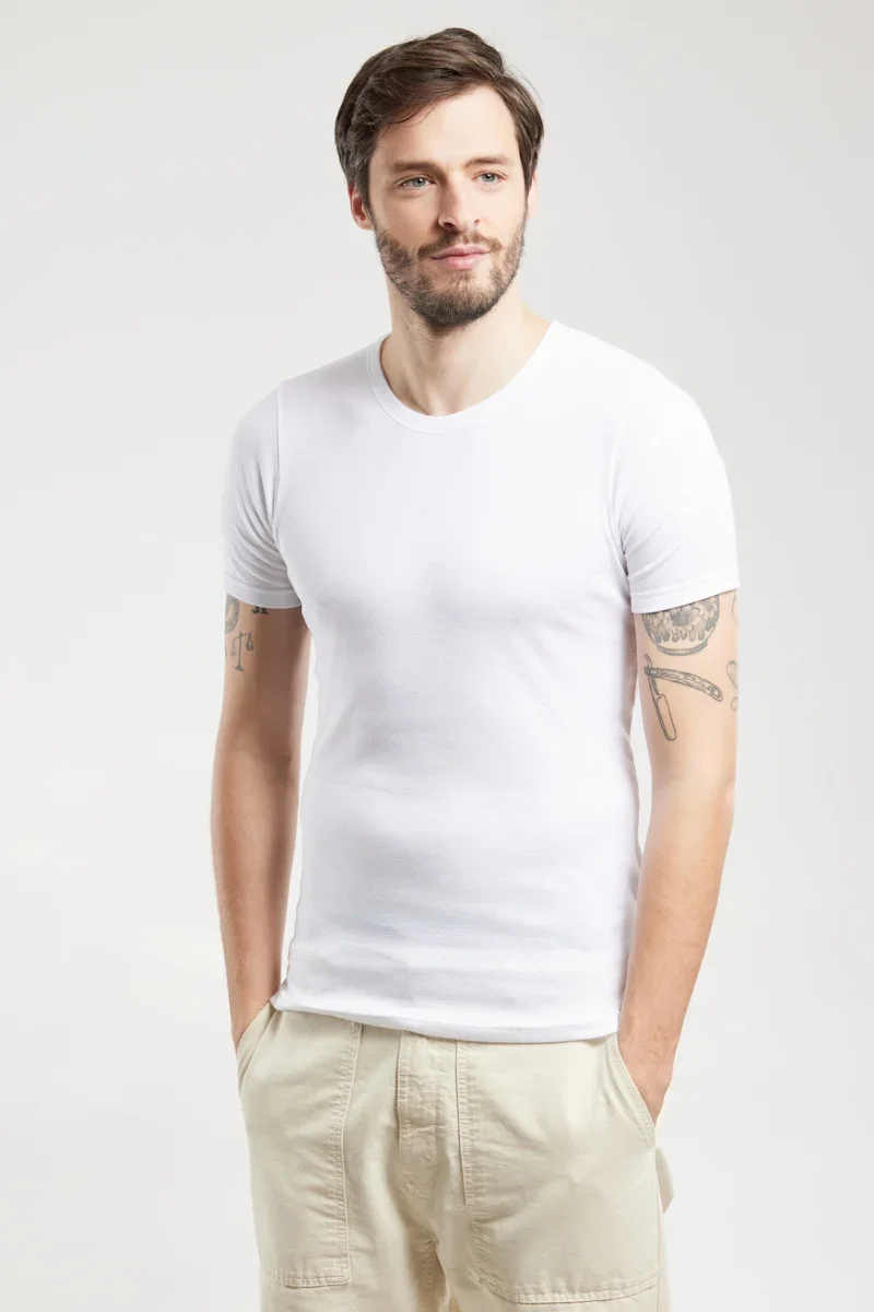 Clean T-shirt uni - coton issu de l agriculture biologique et kapok Stylish