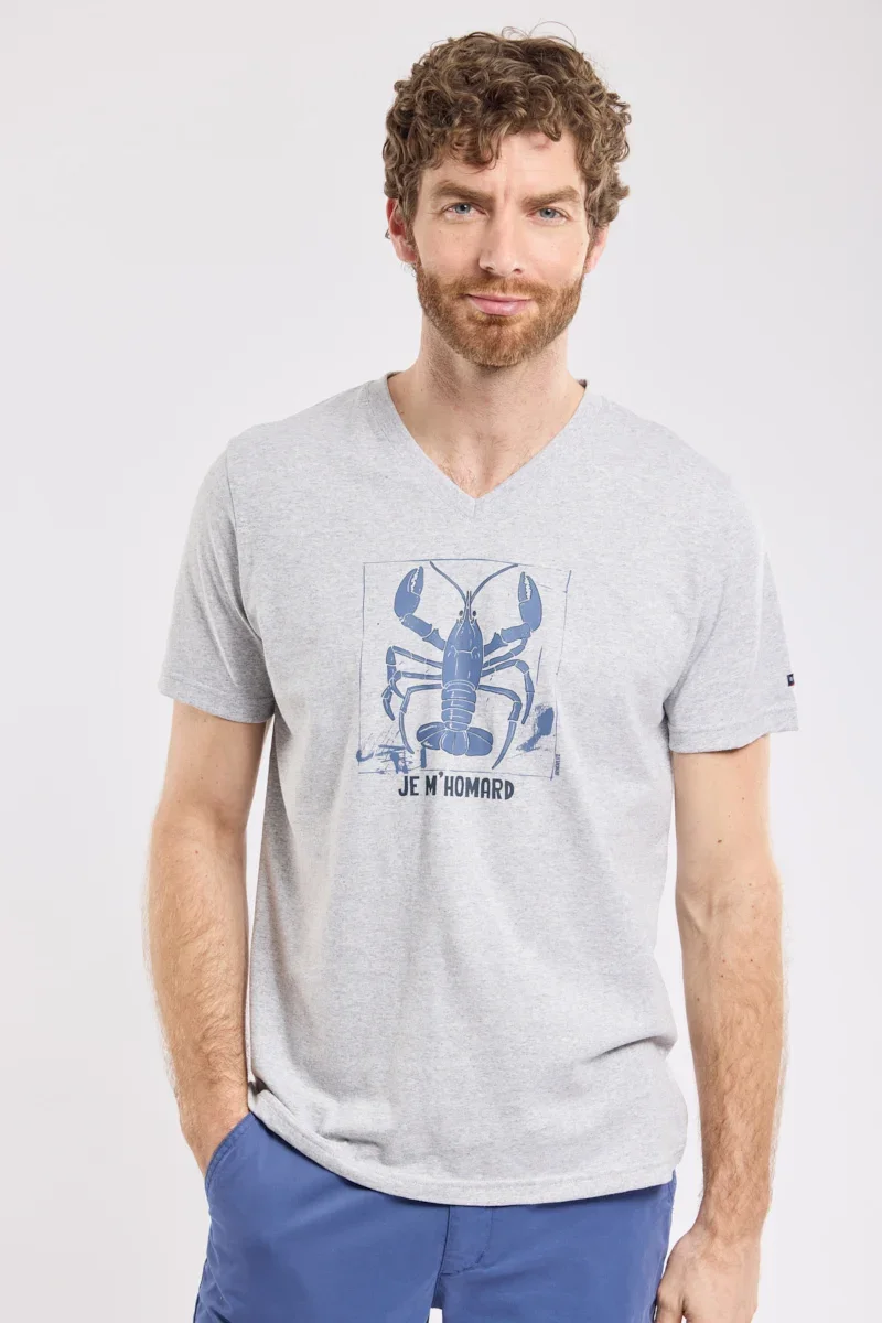 Convenient T-shirt Je m'homard - coton léger Fine Crafted