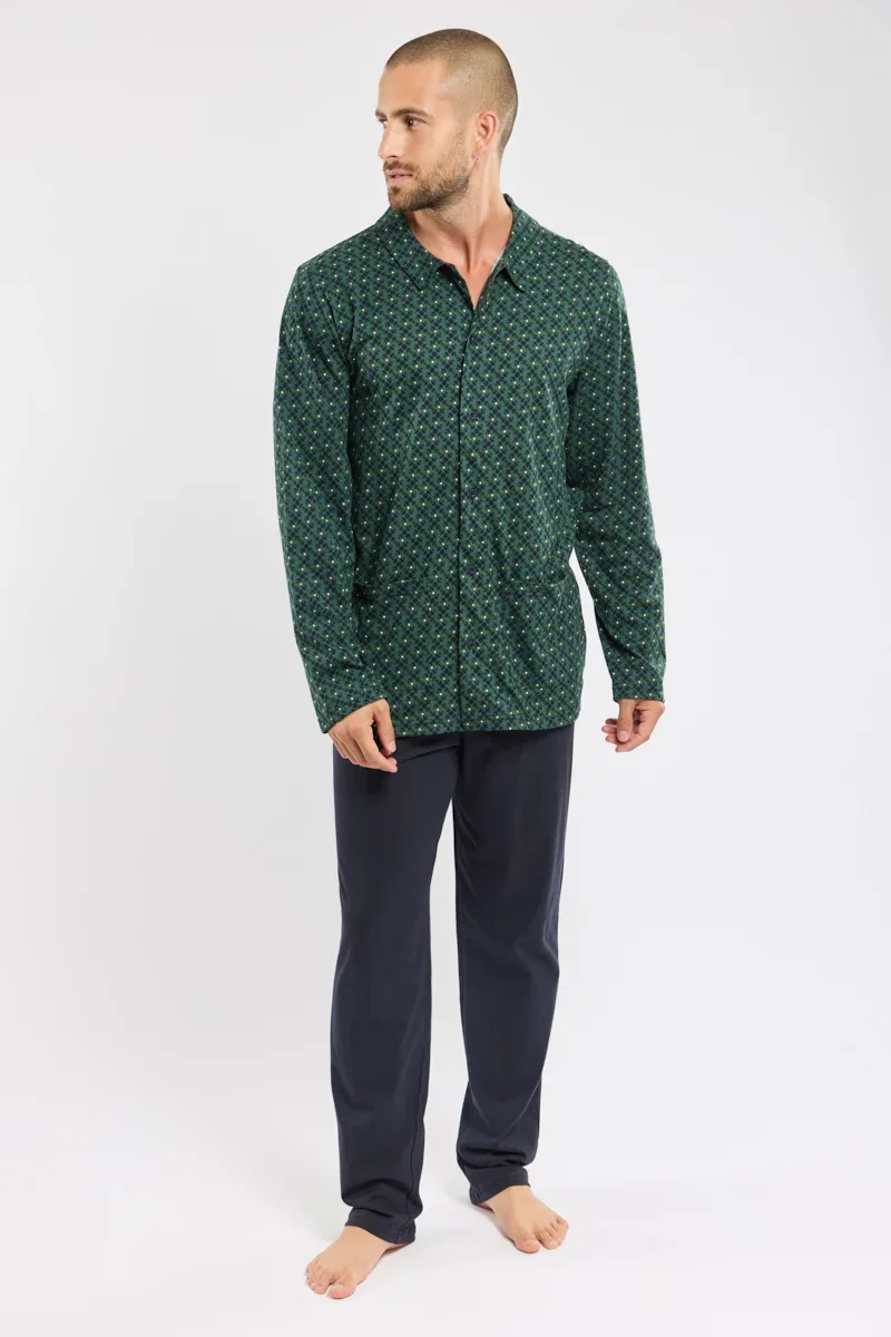 Elite Pyjama imprimé - coton Green