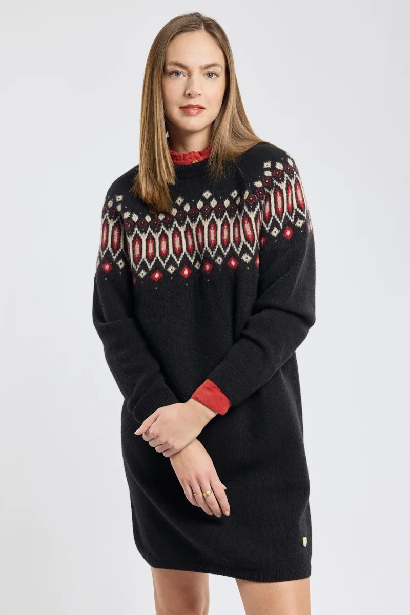 Unique Robe jacquard Heritage - laine Convenient