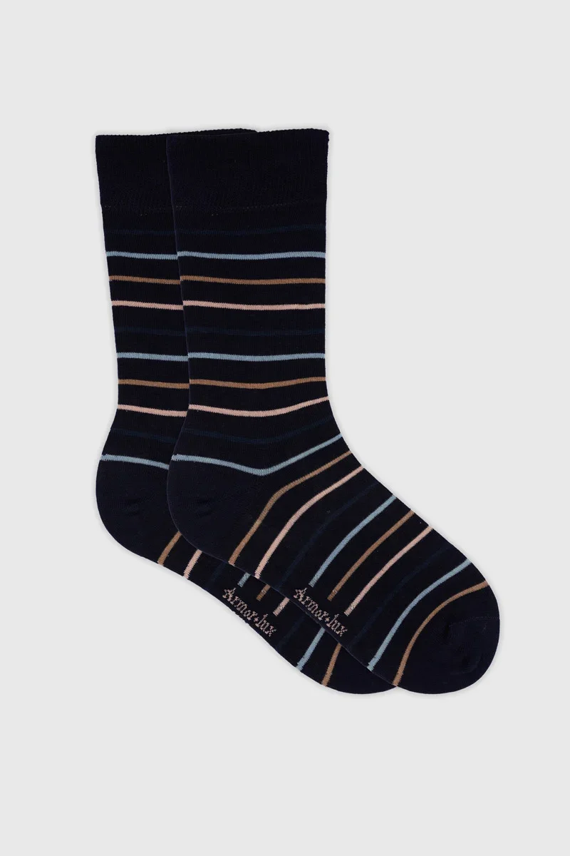 First-Class Chaussettes rayées - coton Traditional