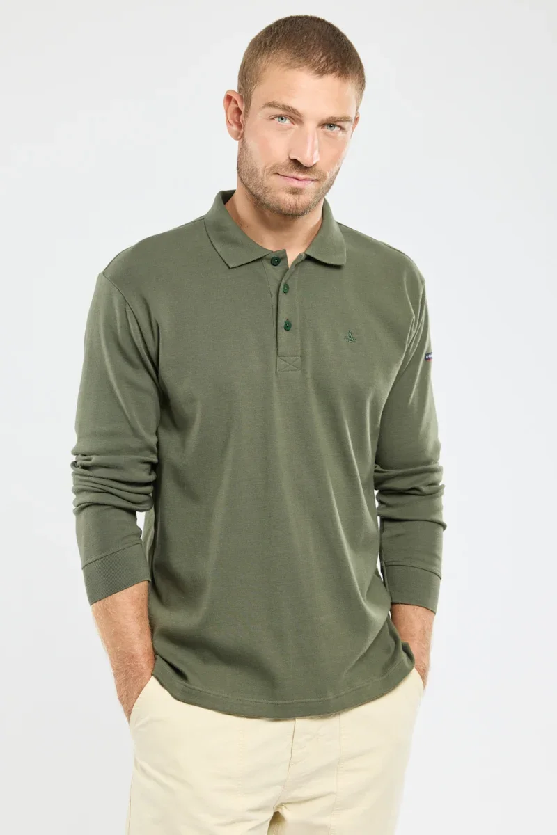 Excellent Anchor embroidered polo shirt - cotton Sustainable