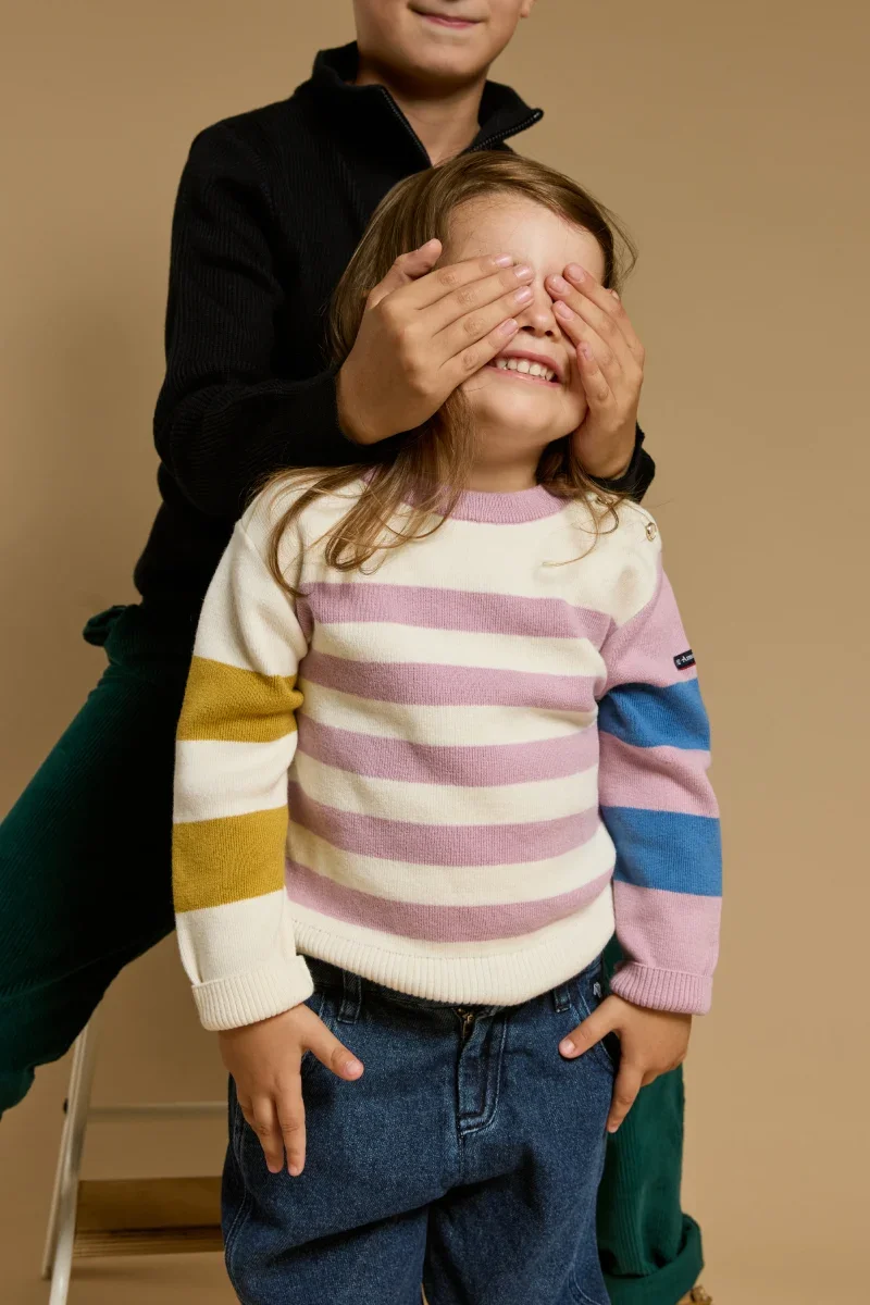 Contemporary Striped fisherman jumper Kids - cotton Functional