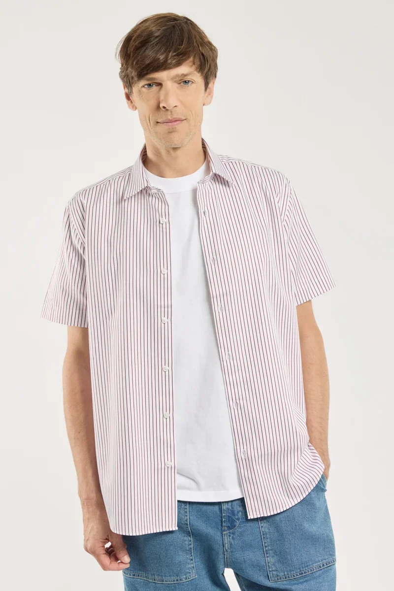 Stylish Short-sleeved shirt – cotton Fine Crafted