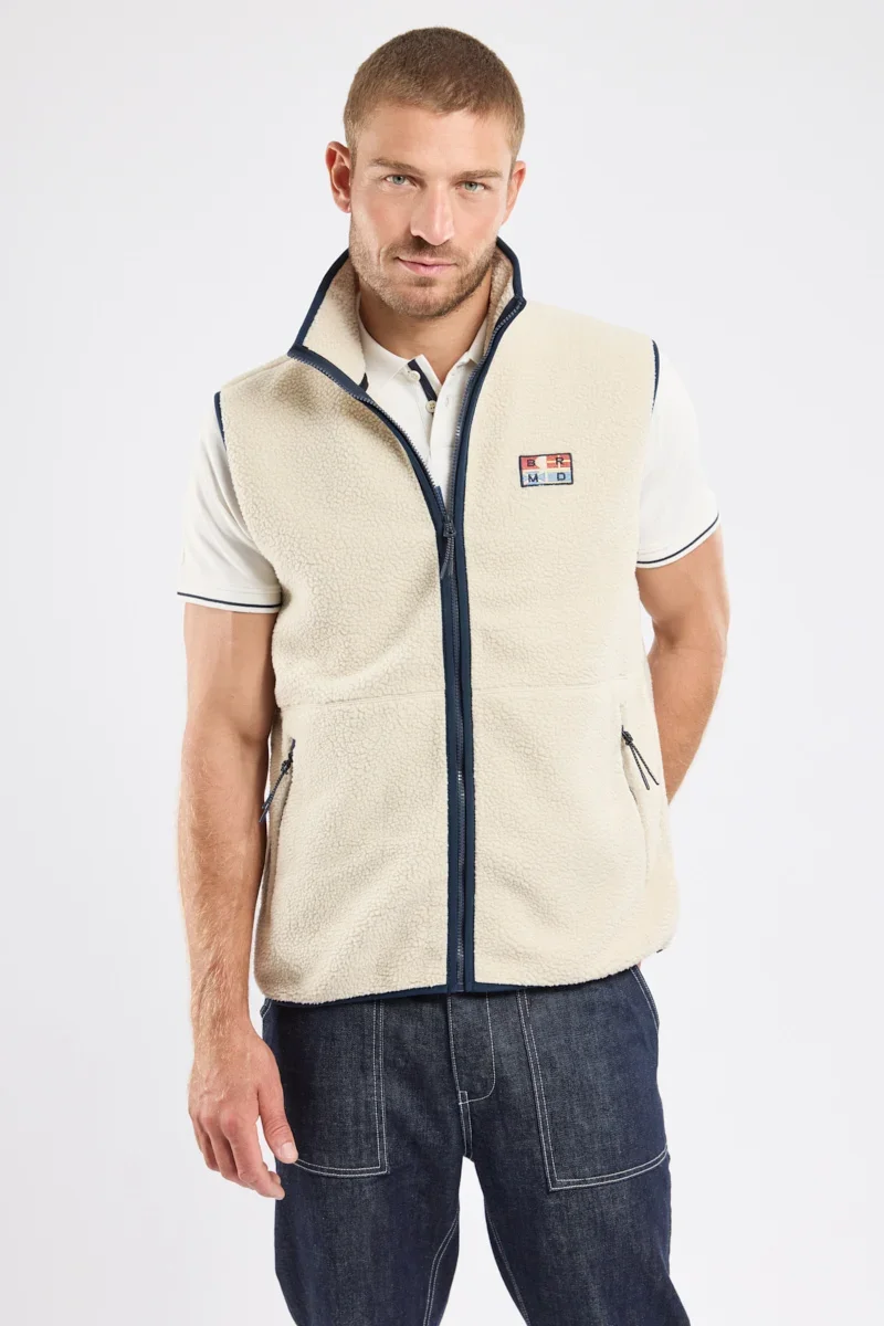 Organic PINSOR sleeveless fleece Lightweight