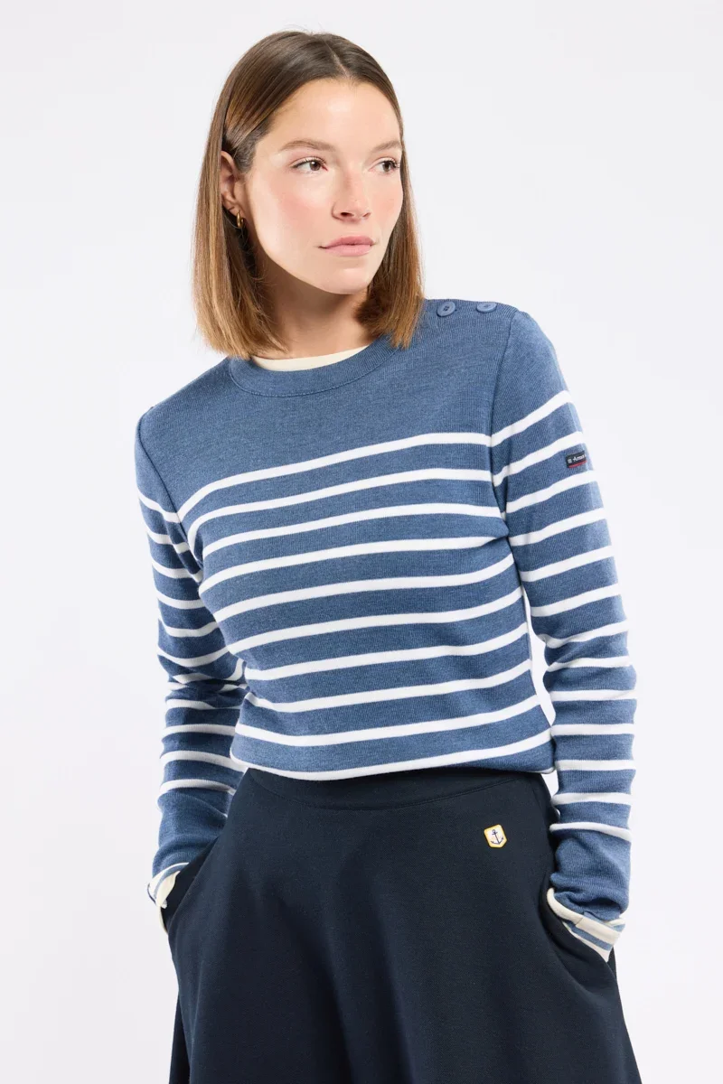 Modern Striped Briac sailor sweater - merino wool Dependable