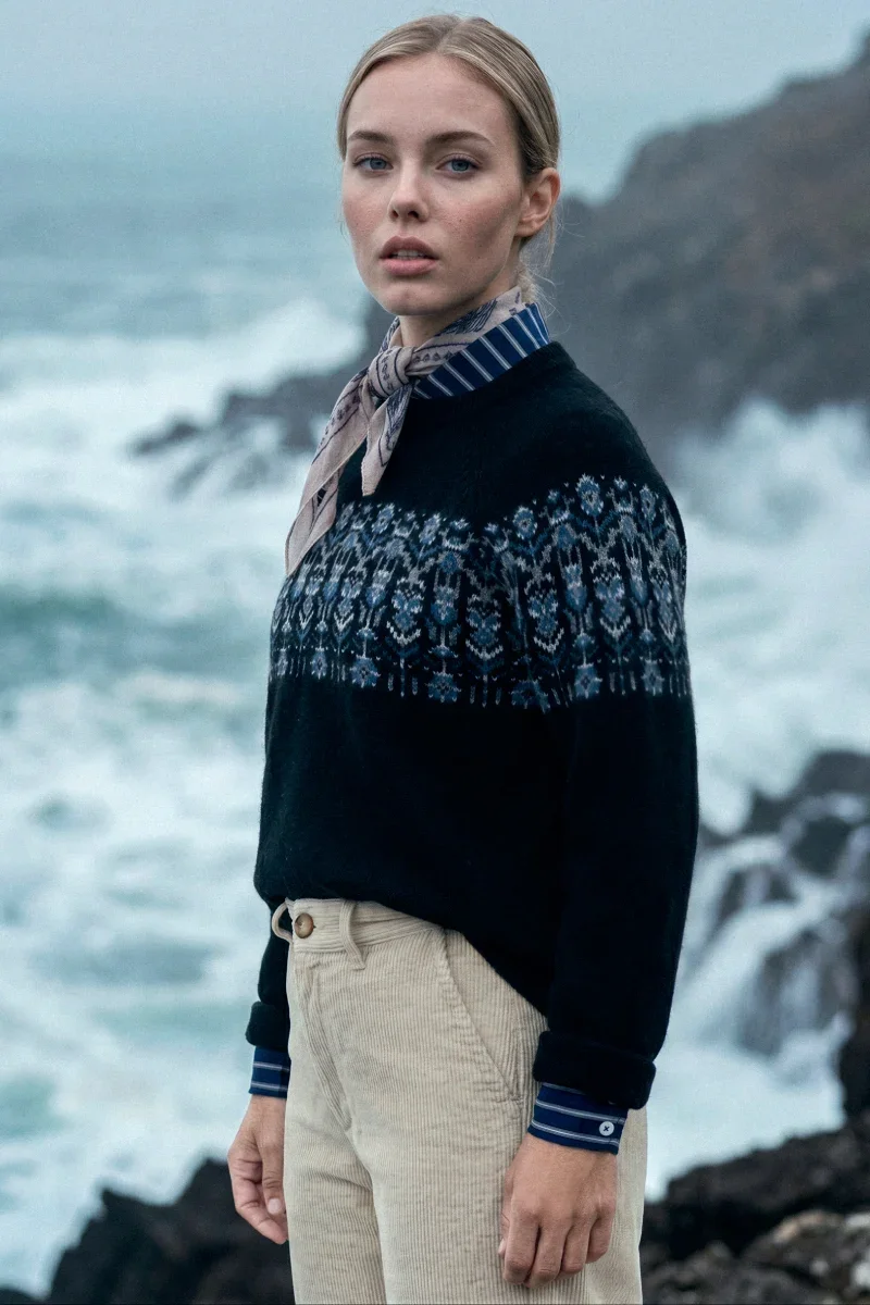 Flexible Héritage jacquard sweater - wool Exclusive