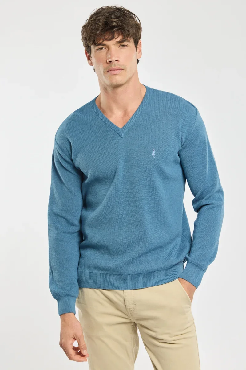 World-Class V-neck sweater Bérac - wool Outstanding