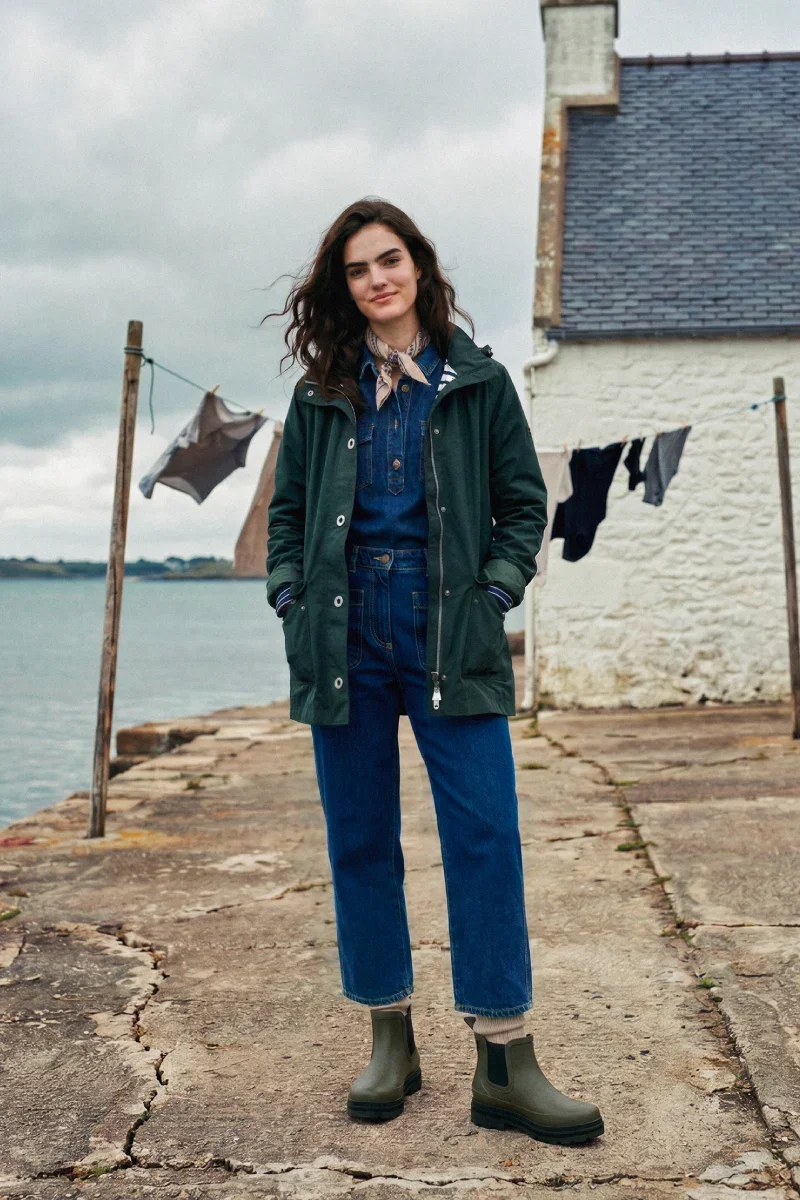 Expertly Made Audierne waterproof parka Detailed