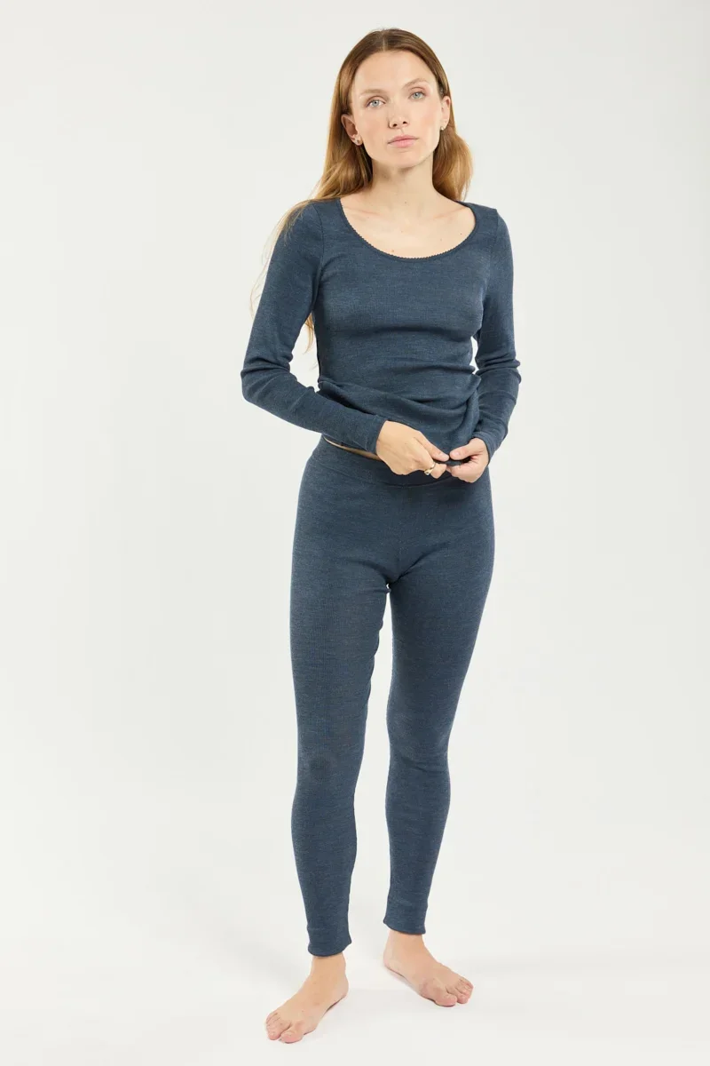 Convenient Legging - laine et soie Comfortable