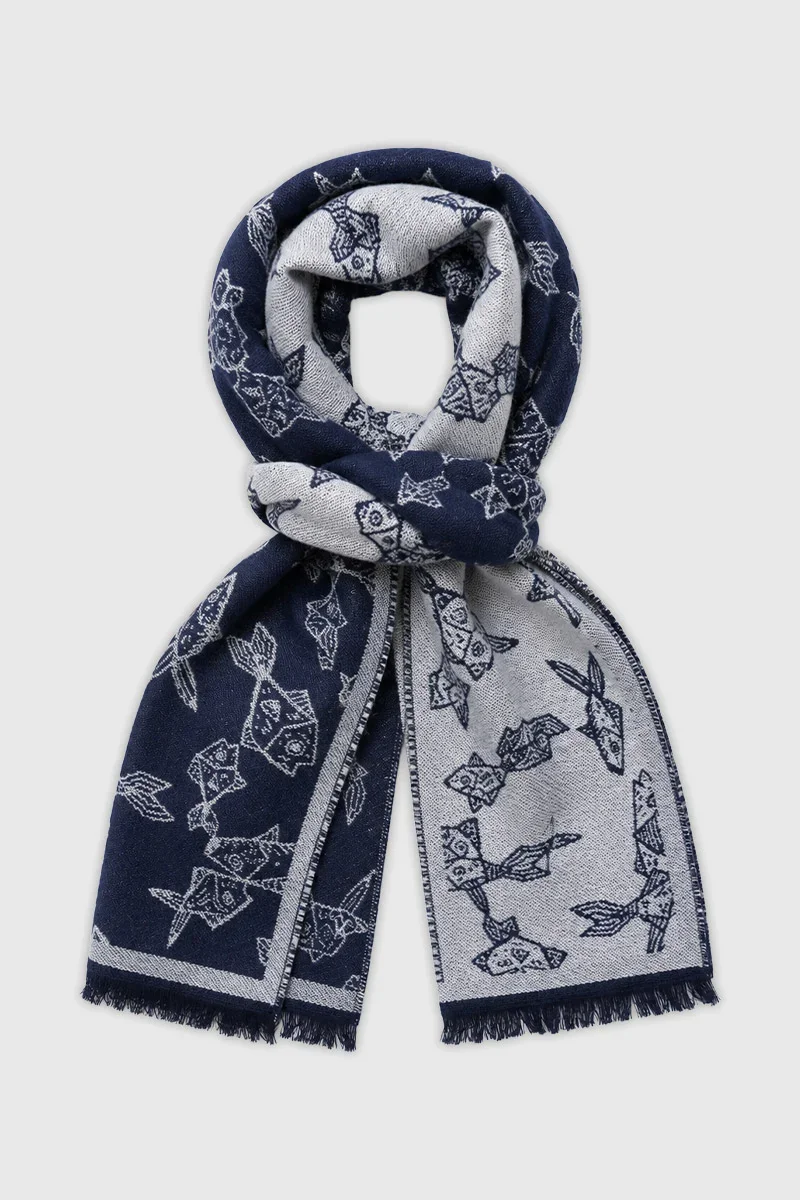 Trendy Scarf - wool and cotton Luxury