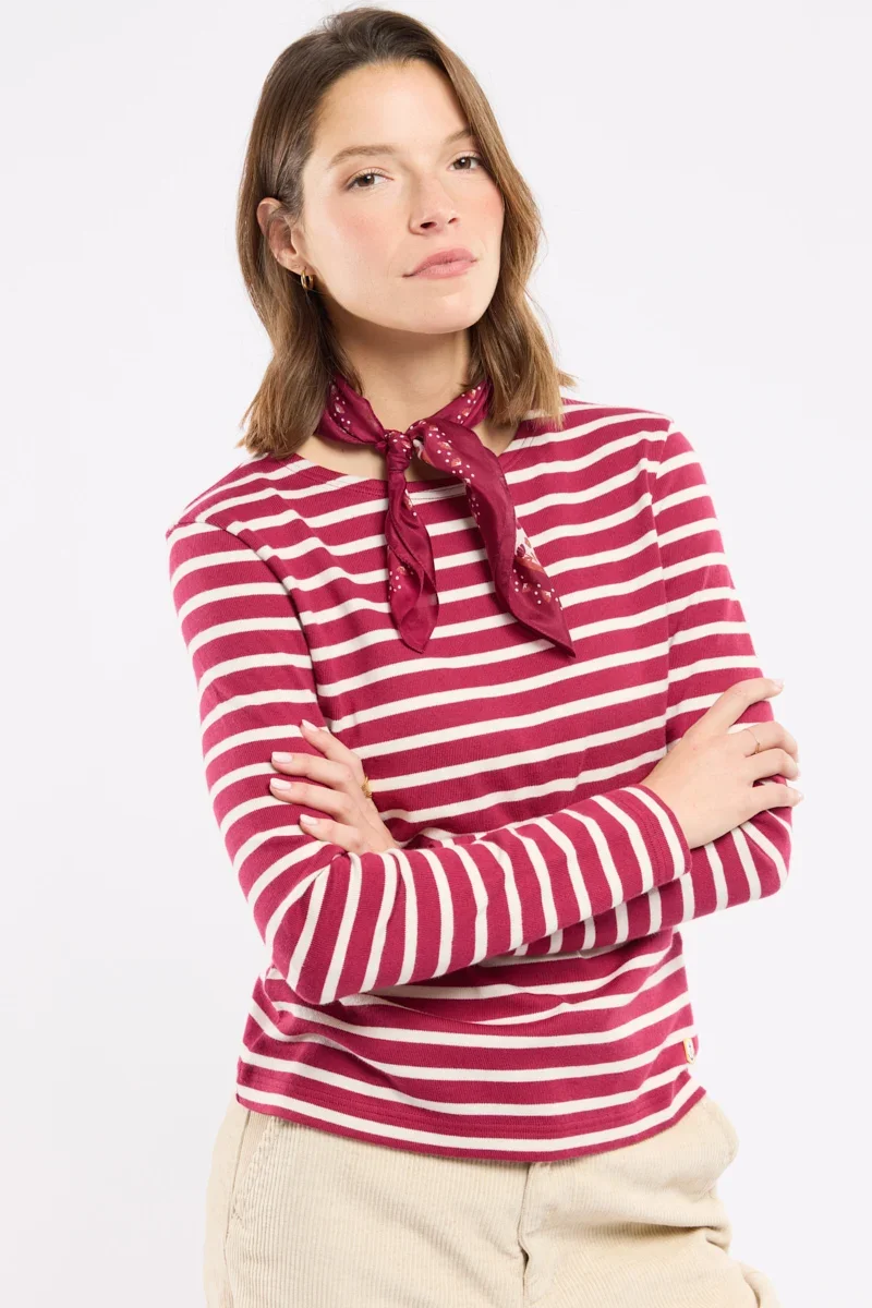 Modern Heritage striped top - organic cotton Smooth