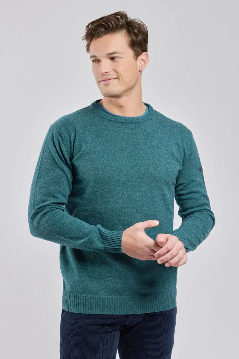 Effective Round neck sweater - wool Secure