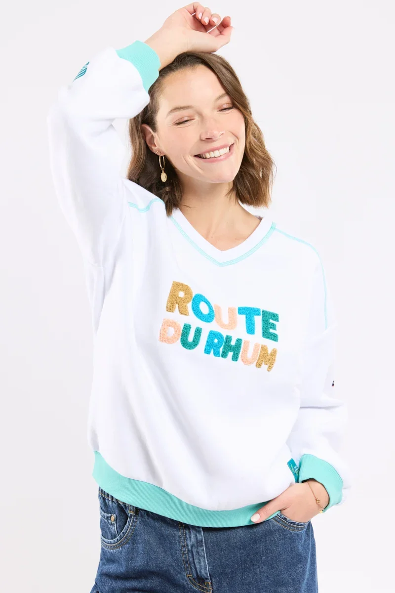 Durable Route du Rhum - Destination Guadeloupe embroidered sweatshirt Soft