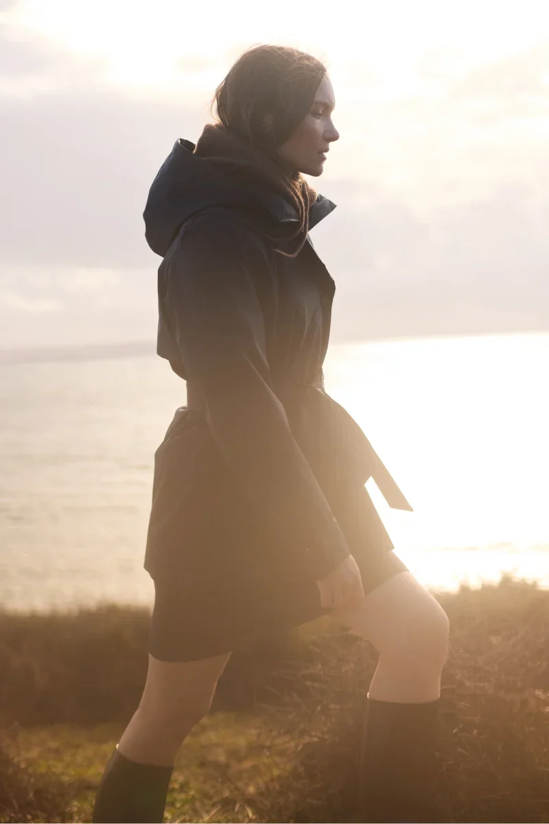 World-Class BROOKHILL Waterproof Trench Coat Modern