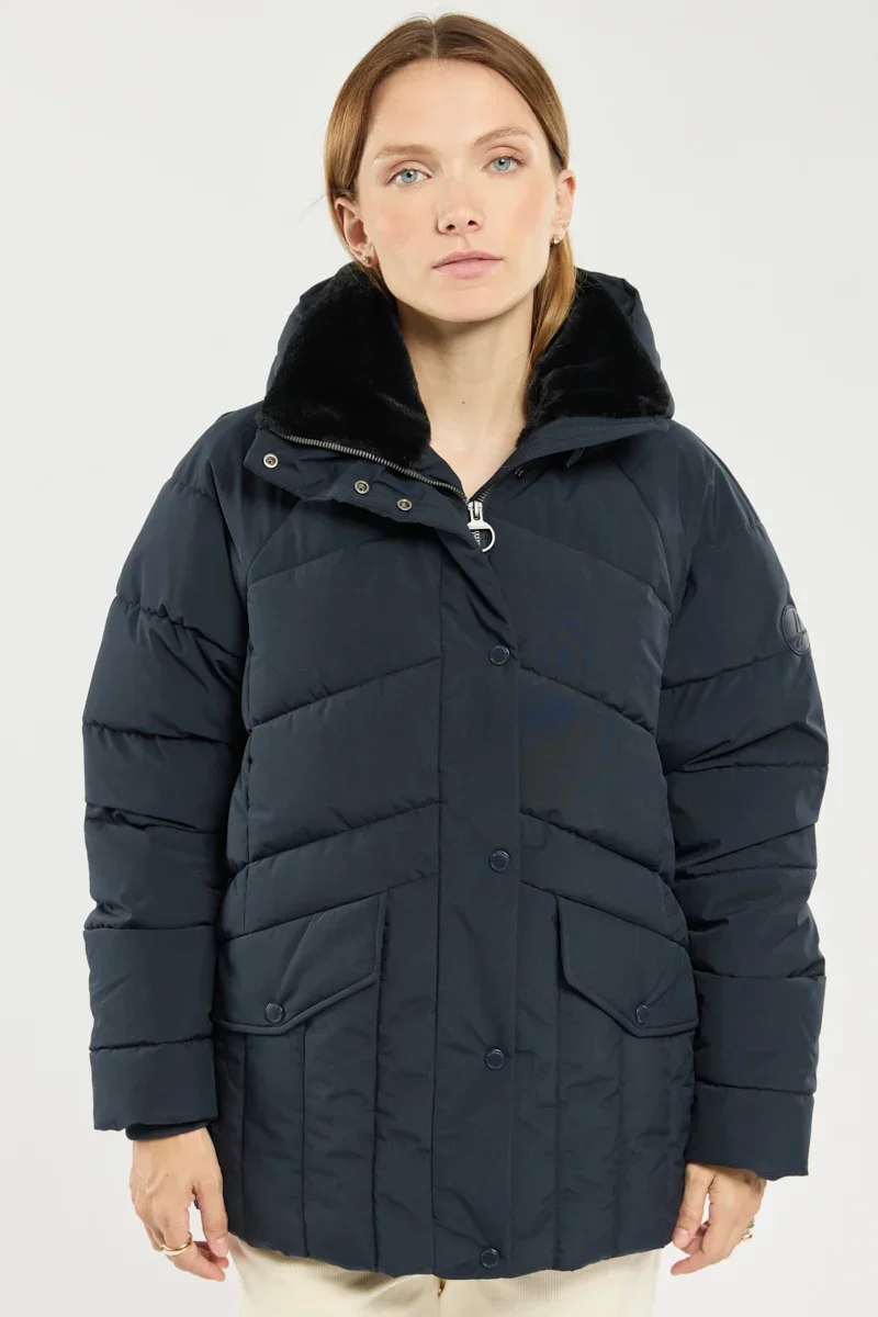 High-Quality BISSANE Puffer Jacket Natural