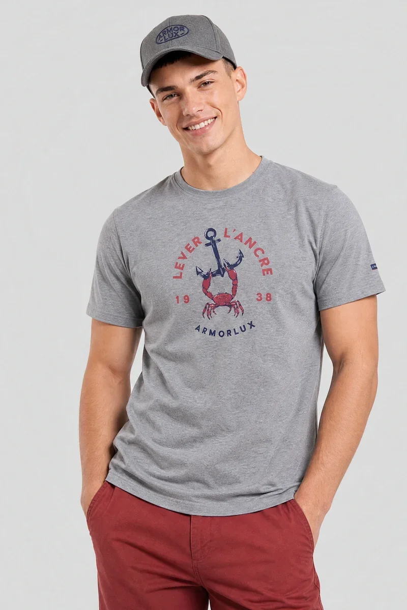 Powerful Screen-printed T-shirt - light cotton Pure