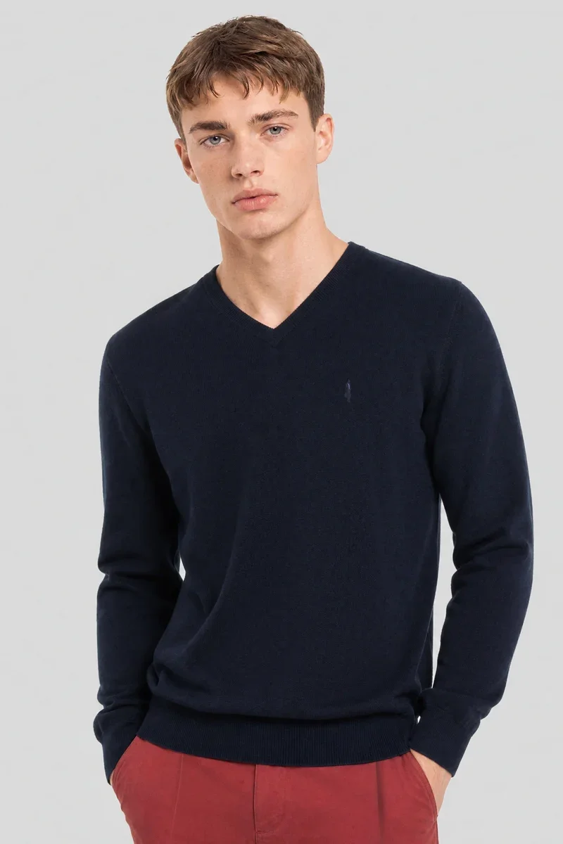 Fine Crafted V-neck sweater Bérac - wool Versatile