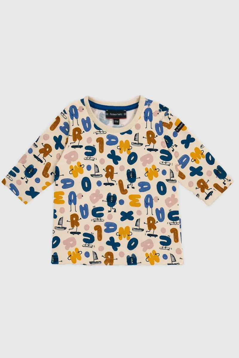 Contemporary T-shirt imprimé baby - coton Detailed