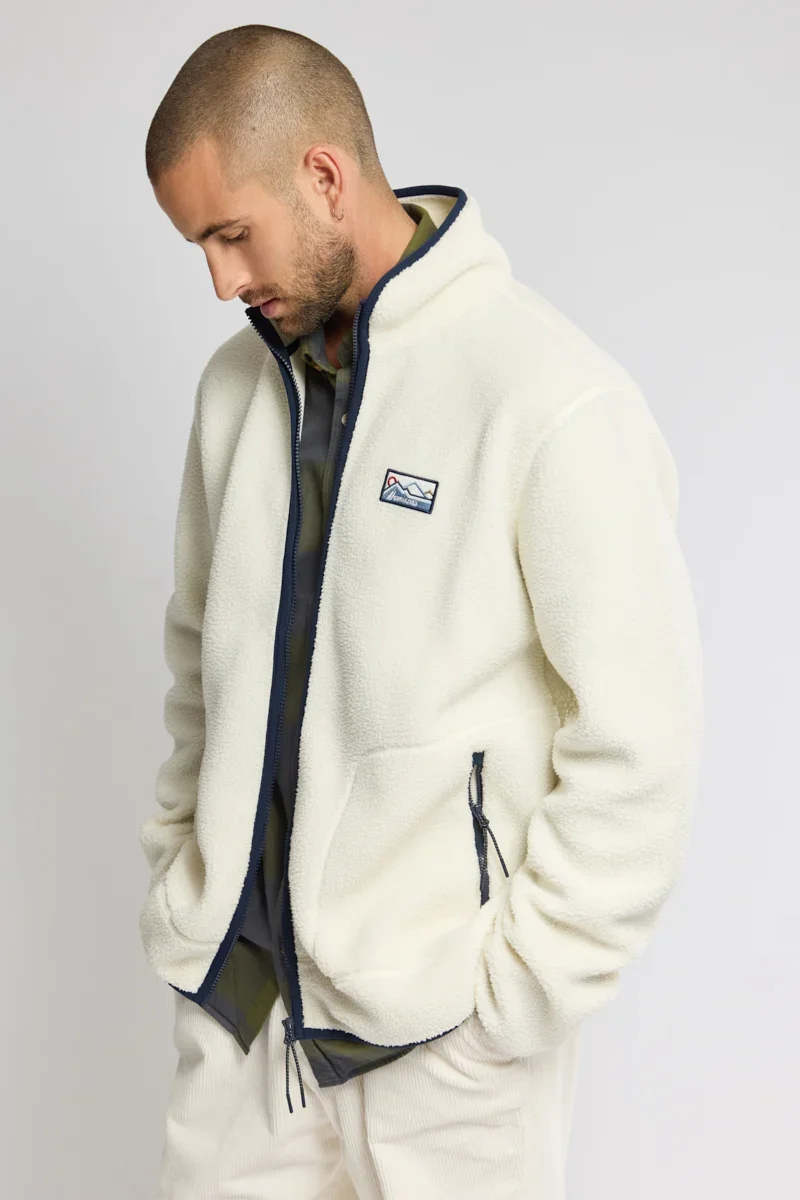 Luxury Veste polaire moutonnée PATERSON - polyester recyclé Contemporary