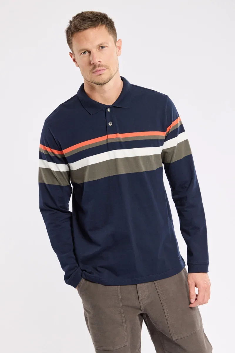 High-Quality Polo rayé Deauville - coton Fashionable