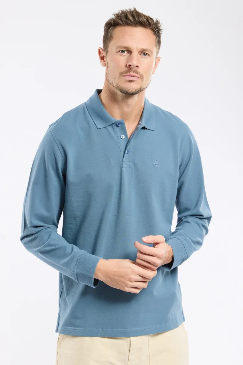 Artisan Polo manches longues - coton piqué Pure
