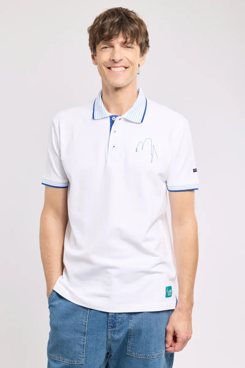 Elegant Polo brodé Homme - coton Eco-Friendly