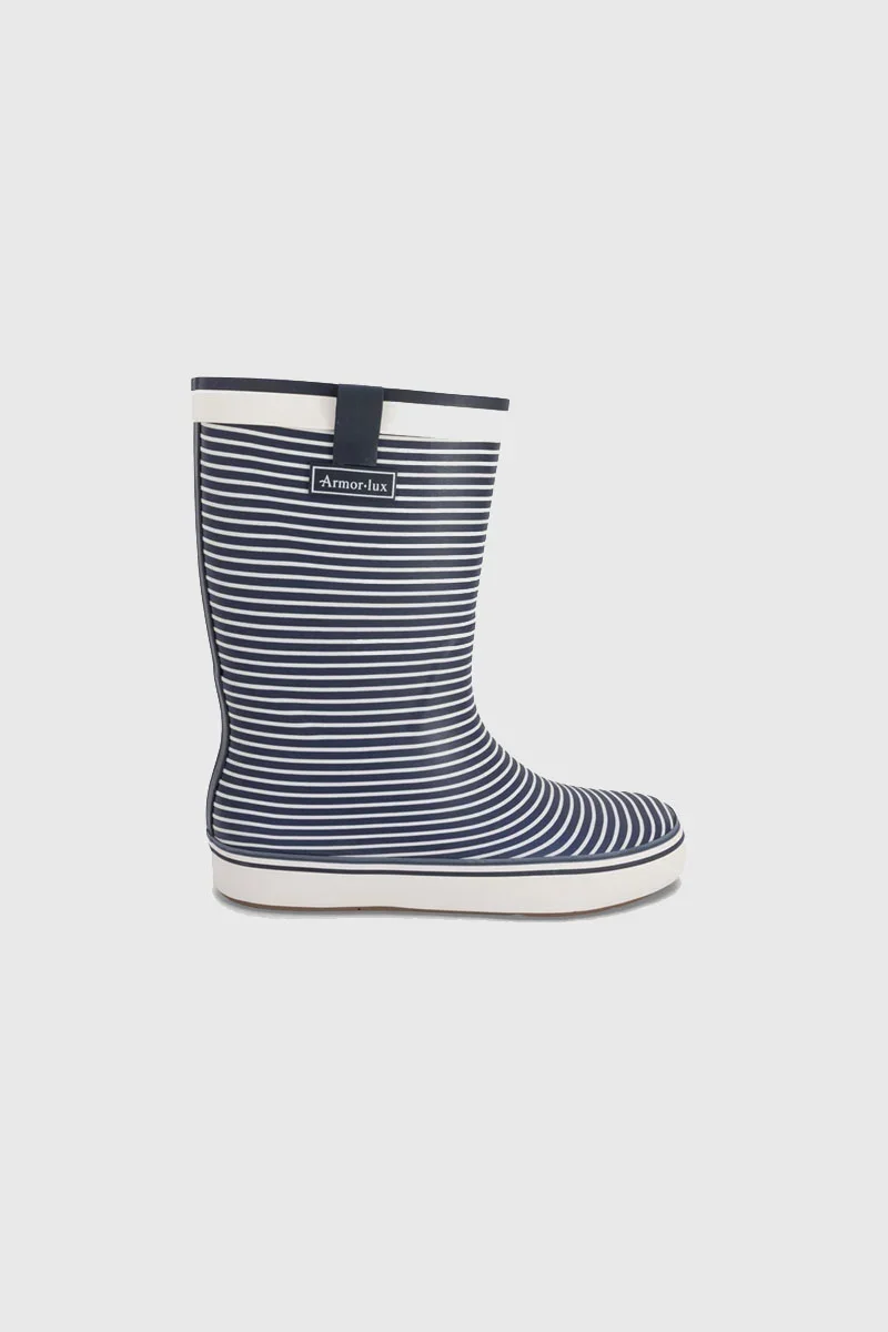 Modern Bottes de pluie rayée Matelot Outstanding