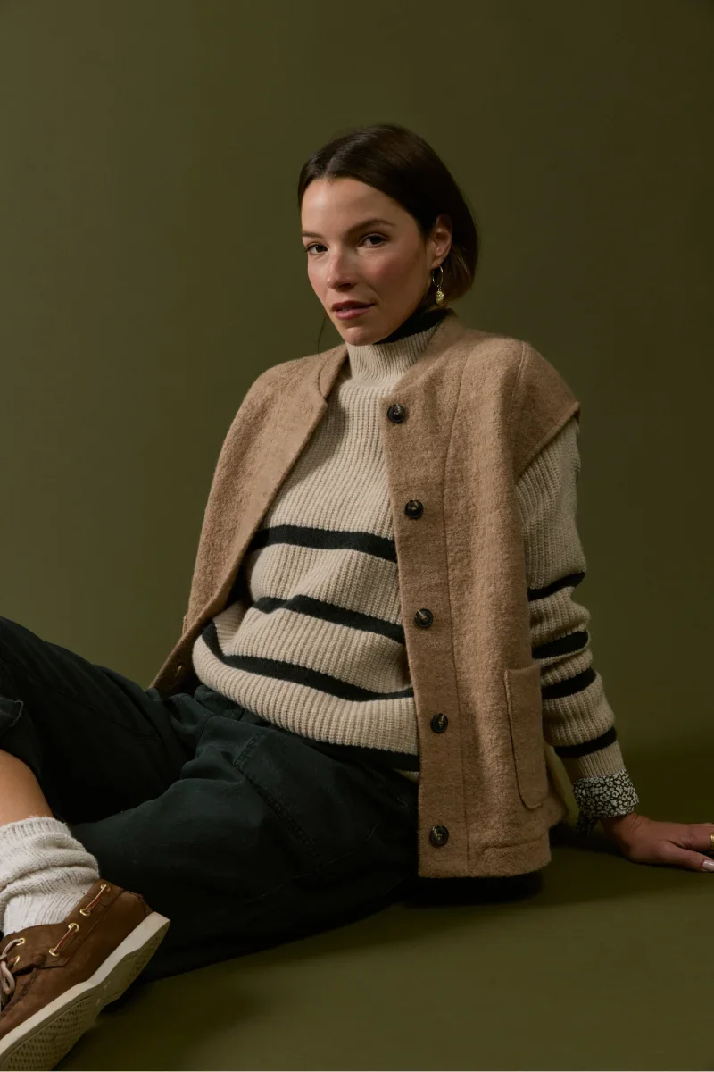 Genuine Pull col montant - laine Modern