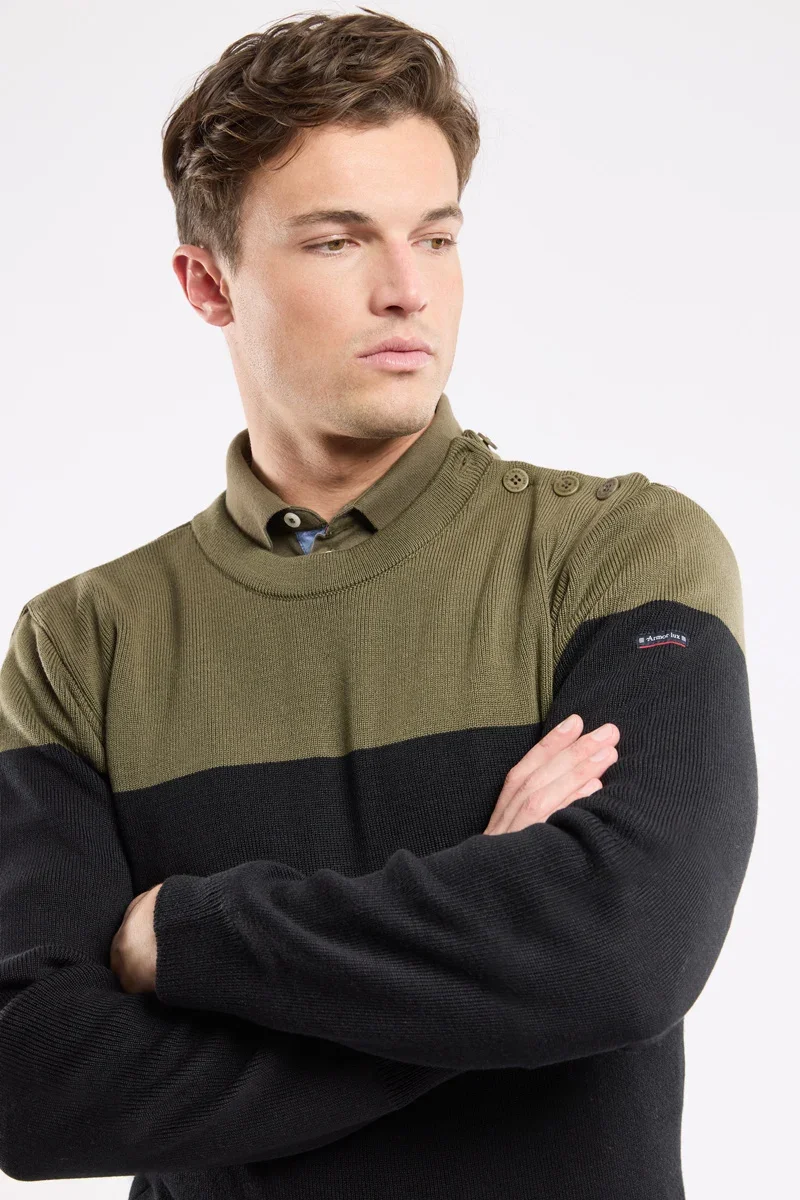Casual Pull marin bi-color Original