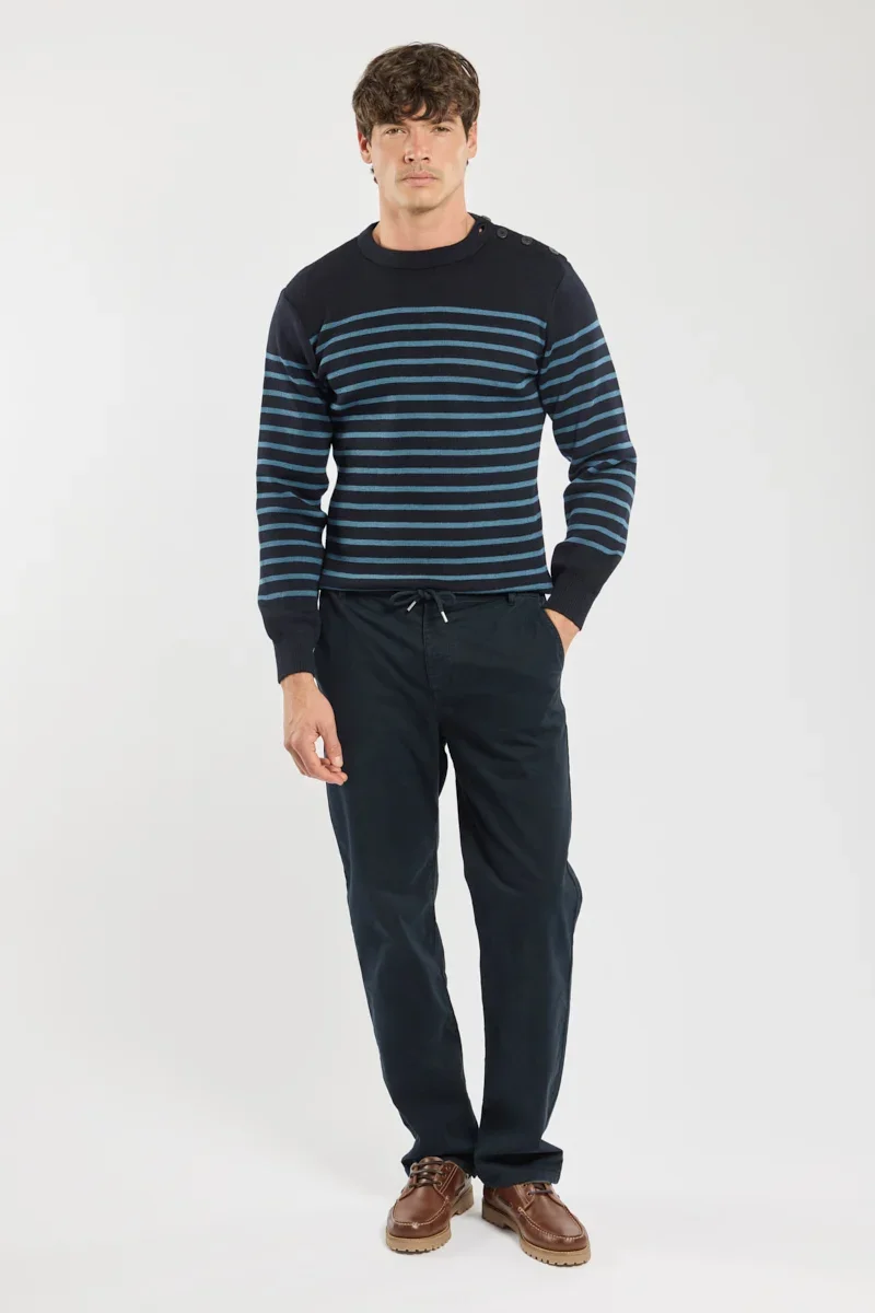 Durable Pantalon à taille élastiquée aux côtés Eco-Friendly