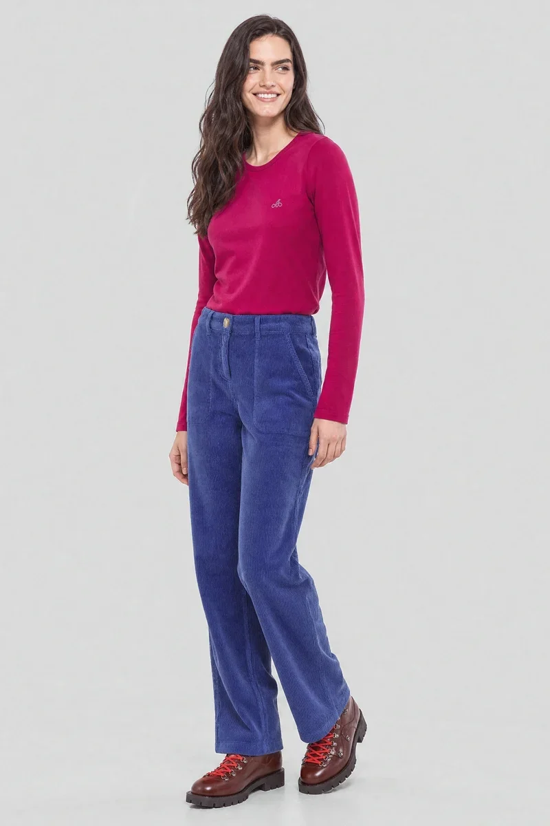 Official Pantalon velours coupe droite - coton Breathable