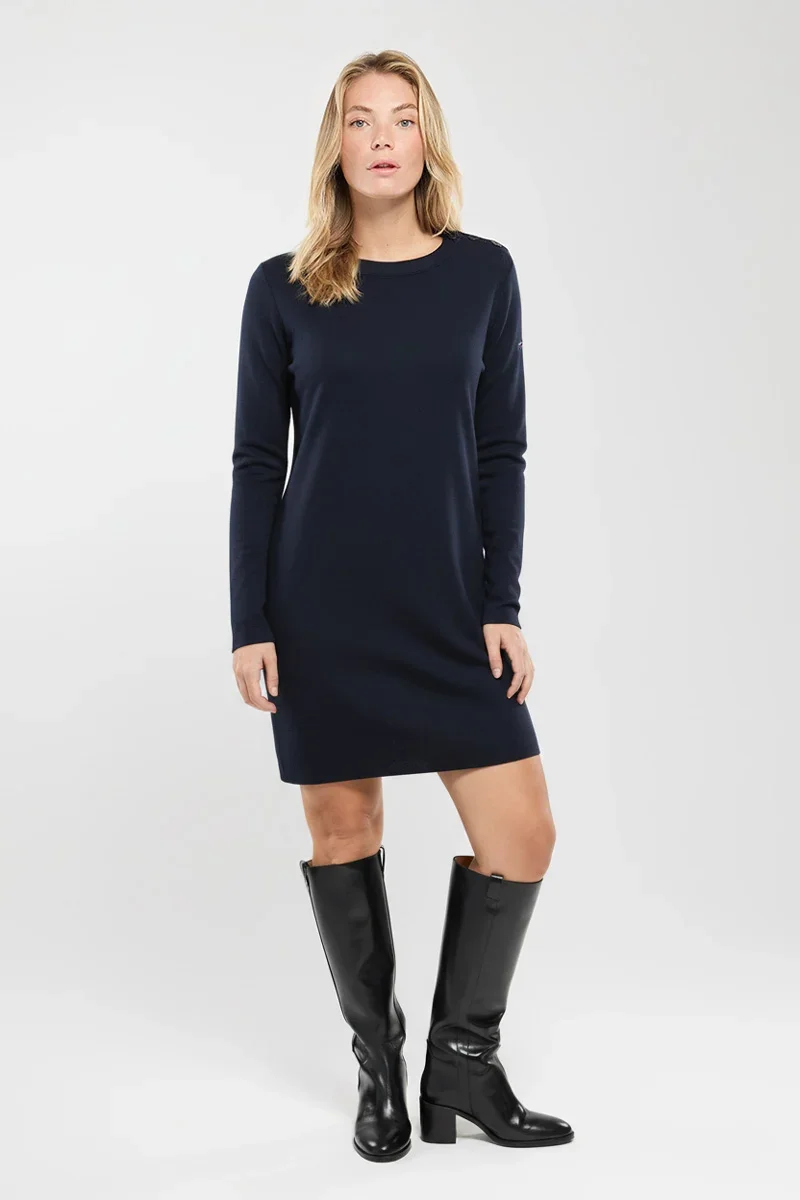 Easy-to-Use Jumper dress - merino wool Long-Lasting