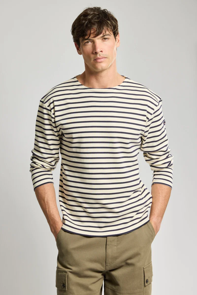 Environmentally Friendly Breton striped shirt - interlock cotton Healthy