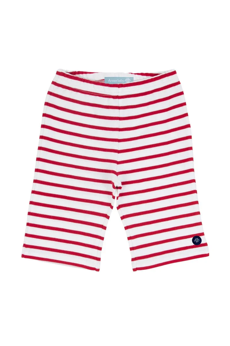 Practical Baby's striped Bermuda - interlock cotton Lightweight