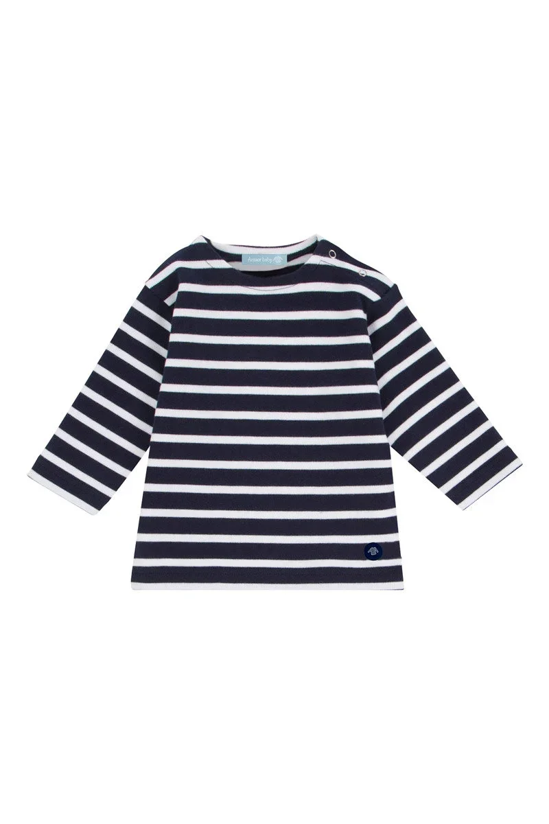Innovative Baby's Breton striped shirt - interlock cotton Certified