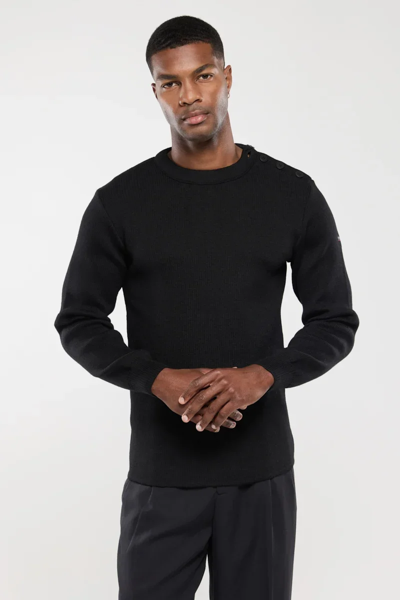 Convenient Fisherman jumper Fouesnant - wool Original Design