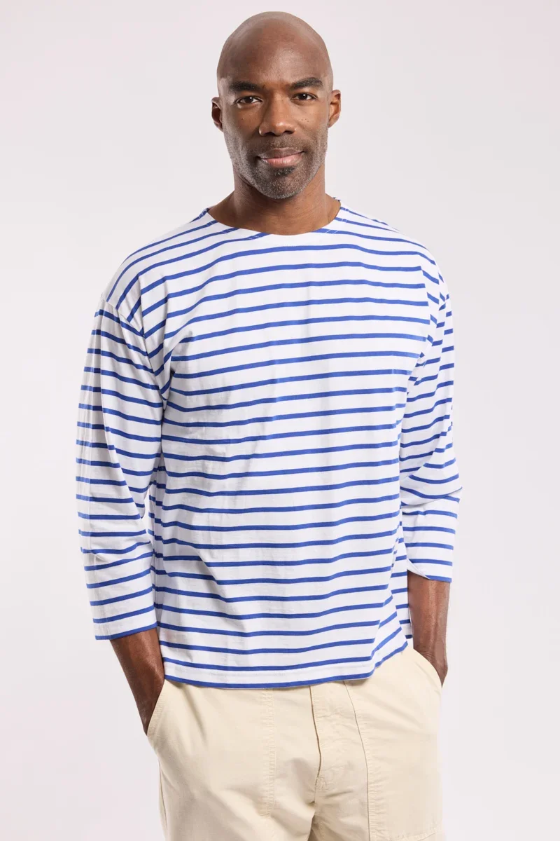 High-Quality Breton striped shirt - light cotton Trendy