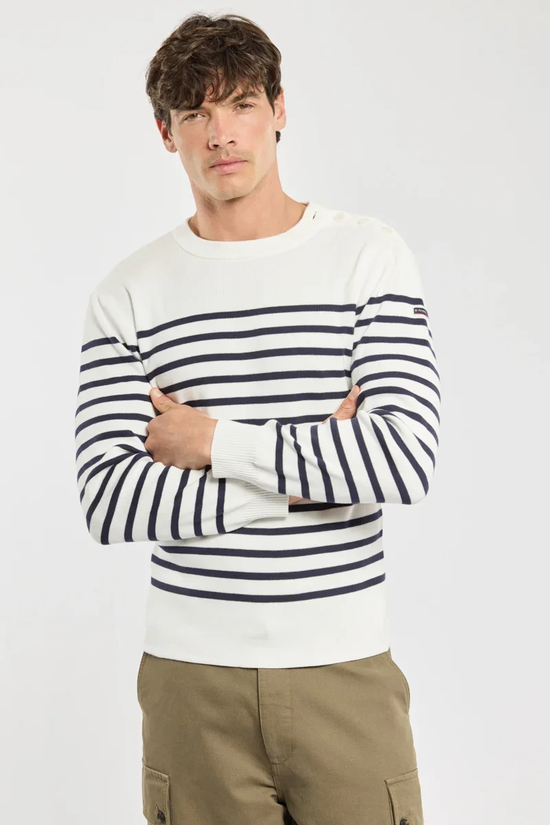 Sustainable Striped fisherman jumper - cotton Reliable