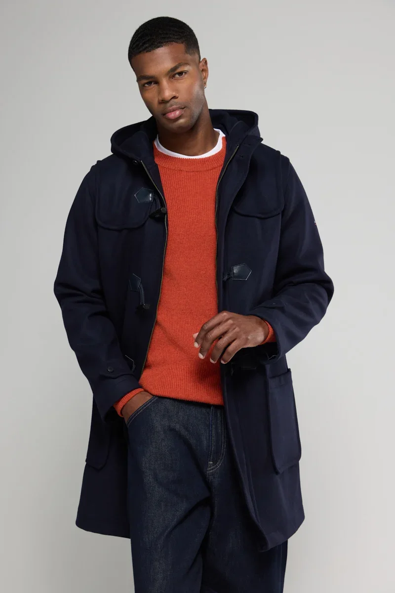 Reusable Duffle Coat Quimper - wool Genuine