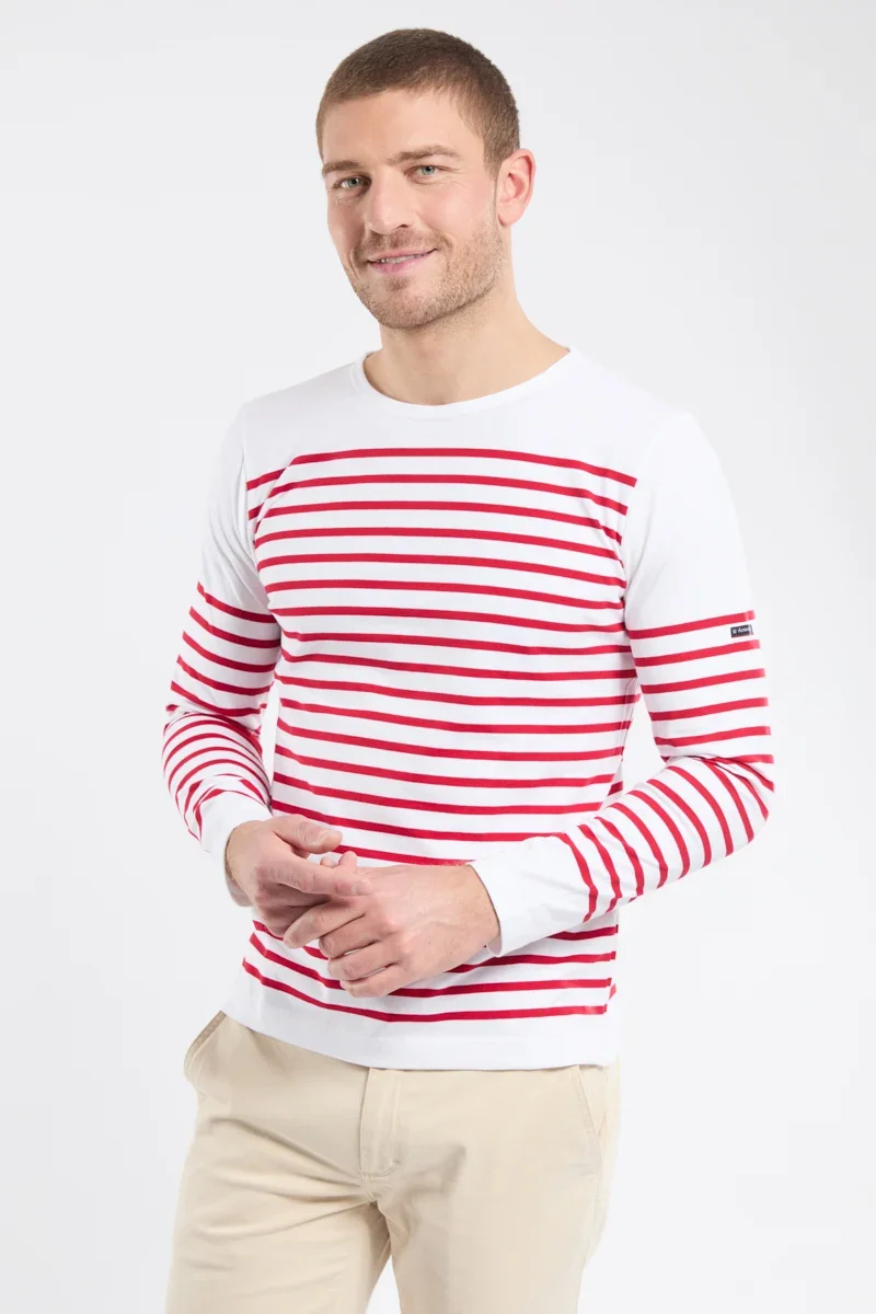 Lightweight Breton striped shirt - heavy jersey cotton Sustainable