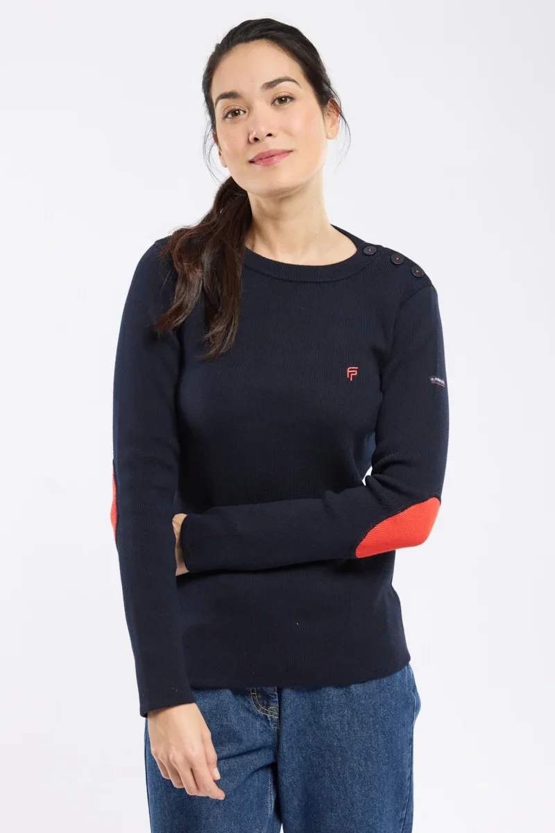 Fine women's sailor sweater - Fountaine Pajot x Armor-lux Consistent